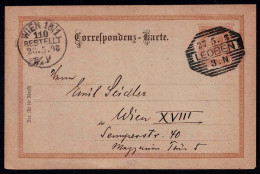 Correspondenz - Karte  Gestempelt Leoben 27.5.98 Nach Wien 18/1 Bestellt 28.5.98 - Other & Unclassified