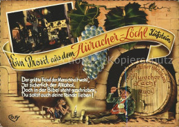 71866398 Kufstein Tirol Auracher-Loechl Roemerhofgasse Wein Fass Affe Trauben Ku - Autres & Non Classés