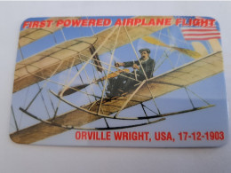GREAT BRITAIN /20 UNITS /FIRST POWERD AIRPLANE FLIGHT 1903 / DATE 10/99  PREPAID CARD / LIMITED EDITION/ MINT  **16738** - Collections