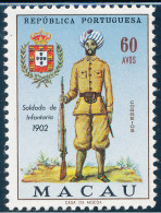 Macau - 1966 - Portuguese Military Uniforms / 60Av - MNG - Unused Stamps