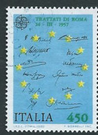 Italia, Italy, Italien, Italie 1982; Trattati Di Roma Da EUROPA , Lire 450. Used. - Comunità Europea