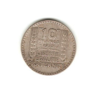 285/ FRANCE : 10 Francs Turin 1930 (argent) - 10 Francs