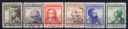 Austria: Mi Nr 591 - 596 Gestempelt/used/obl.   1934 - Usados