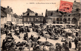 SELECTION -  DREUX  -  La Place Rotrou Le Jour Du Marché - Dreux