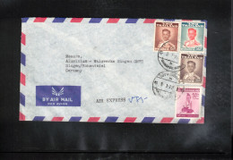 Thailand 1961 Interesting Airmail Letter - Thailand