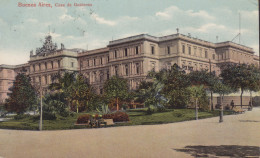 Argentina PPC Buenos Aires, Casa De Gobierno 1910 To EVERTORF Hannover Germany (2 Scans) - Argentinië