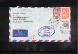 Thailand 1963 Interesting Airmail Letter - Thaïlande