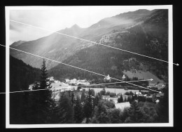 Orig. Foto 1938 Ortspartie Böckstein, Blick Vom Haltepunkt Auf Böckstein - Böckstein
