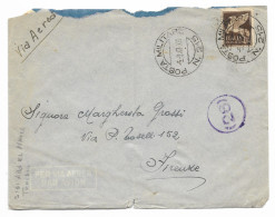 DA PM 215 ( SIDI ADB EL HAMID - TUNISIA ) A FIRENZE - 5.3.1943. - Military Mail (PM)