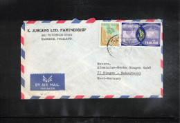 Thailand 1966 Interesting Airmail Letter - Thaïlande
