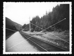 Orig. Foto 1938 Ortspartie Böckstein, Blick Auf Die Tauernbahn Bei Böckstein - Böckstein