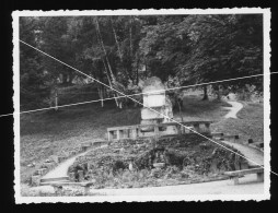 Orig. Foto 1938 Ortspartie Böckstein, Blick Auf Denkmal Für Die Gefallenen Bergknappen Soldaten ? - Böckstein