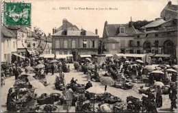 SELECTION -  DREUX  -  La Place Rotrou Le Jour Du Marché - Dreux