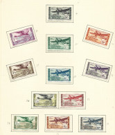 AFRIQUE EQUATOIRIALE FRANCAISE PA 30/41 SAUF 34A 39A ET 41A TYPE DES TIMBRES DE 1937 SANS RF NEUF CHARNIERE TRES LEGERE - Neufs