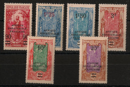 CONGO - 1926-27 - N°YT. 100 à 105 - Série Complète - Neuf * / MH VF - Ongebruikt
