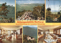 71866055 Rhodt Rietburg Hoehengaststaette Rietburg Fliegeraufnahme Rhodt Unter R - Other & Unclassified
