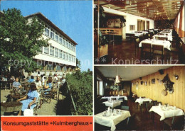 71866004 Saalfeld Saale Konsum-Gaststaette Kulberghaus Gnomenbar Jaegerstube Saa - Saalfeld