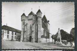LOURDOUEIX SAINT MICHEL - L'église Façade Du XIè Siècle Et Le Monument   - Lax 70 - Autres & Non Classés