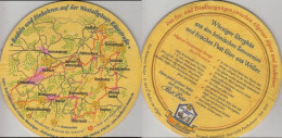 5003421 Bierdeckel Rund - Post-Brauerei, Weiler - Sous-bocks