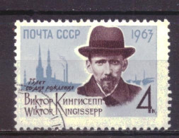 Soviet Union USSR 2733 Used Viktor Kingissepp (1963) - Used Stamps