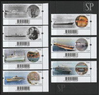 Portugal 2024 NAVIOS DA MARINHA MERCANTE PORTUGUESA PORTUGUESE MERCHANT NAVY SHIPS Corner Sheet Bar Code - Full Sheets & Multiples