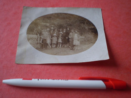 Photo Groupe De Valentinois à Beauchastel, Ardèche. 1930. Signée René. En Excursion à Chanvert ? - Europe