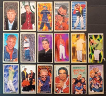 Lot Of 17 DUNKIN Bubble Gum Stickers BACKSTREETBOYS 1997 Chewing Advertising - Autres & Non Classés