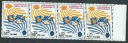 Italia, Italy, Italien, Italie 1967; Colombo, Dove, Tiene Un Francobollo Col Becco, Holds A Postage Stamp Wit Its Beak. - Palomas, Tórtolas