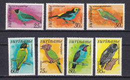 132 SURINAM 1977 - Yvert A 61/67 - Oiseau - Neuf **(MNH) Sans Charniere - Suriname