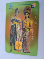 INDONESIA CHIPCARD /100  UNITS /  BALINESE BRIDES/PENGANTIN BALI          Fine Used Card   **16742 ** - Indonesia