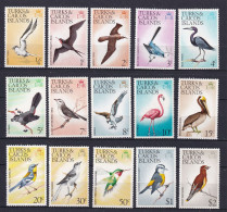 132 TURKS Et CAICOS 1973 - Yvert 311/25 - Oiseau - Neuf **(MNH) Sans Charniere - Turks And Caicos