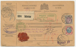 Em. Bontkraag Pakketkaart Rotterdam - Zwitserland 1920 - Non Classés