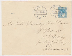 Envelop G. 9 C Boxtel - Denemarken 1911 - Postal Stationery