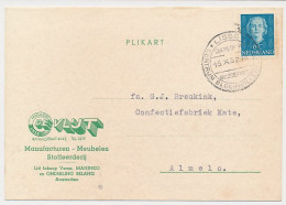 Firma Briefkaart Lisse 1952 - Meubelen - Stoffeerderij - Non Classés