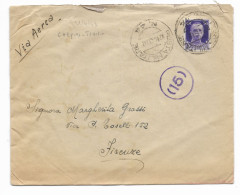 DA PM 44 (  CHEYLUS - TUNISIA ) A FIRENZE - 21.4.1943. - Military Mail (PM)