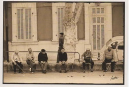 LES PETANQUEURS ET LA 2 CV  REF 16870 - Boule/Pétanque