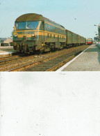 BELGIQUE SNCB-NMBS /LOCALITE ENGHIEN /LOCOMOTIVE DIESEL-ELECTRIQUE BB SERIE 59VOIR VERSO /TR13 - Trains
