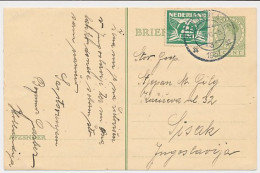 Briefkaart G. 237 / Bijfrankering Lutterade - Joegoslavie 1937 - Postal Stationery