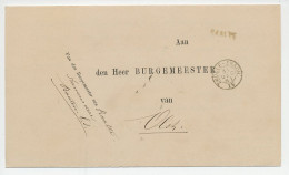 Naamstempel Raalte 1881 - Briefe U. Dokumente