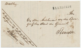 Naamstempel Haamstede 1875 - Brieven En Documenten