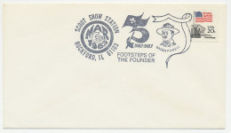 Cover / Postmark USA 1982 Scout Show Station Rockford - Autres & Non Classés