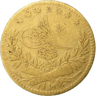 Empire Ottoman, Abdul Mejid, 25 Kurus, AH 1255, Istanbul, Or, TB+, KM:677 - Turkey