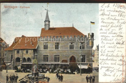 71861923 Goettingen Niedersachsen Rathaus Brunnen Goettingen - Göttingen