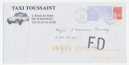 Postal Stationery / PAP France 2001 Car - Taxi - Citroën - Cars