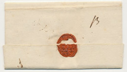 ( Heusden ) Breda - Brussel Belgie 1749 - Geschreven Postmerk B - ...-1852 Prephilately