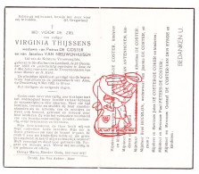 DP Virginia Thijsens °St-Katherina-Lombeek Ternat 1866† Asse 1952De Coster Van Nieuwenhuisen Marissen Antenhoven Bourlon - Devotion Images