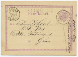 Naamstempel Raamsdonk 1877 - Lettres & Documents