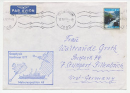 Cover / Cachet Norway 1977 Geophysics Nordmeer - Meteorexpedition - Altri & Non Classificati