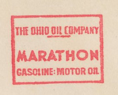 Meter Cover USA 1941 Ohio Oil Company - Marathon - Motor Oil - Gasoline - Autres & Non Classés