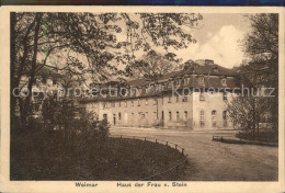 71861902 Weimar Thueringen Wohnhaus Frau Von Stein Kupfertiefdruck Weimar - Weimar